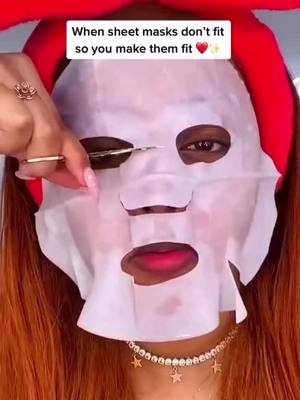 A post by @boxycharm on TikTok caption: Sheet mask doesn’t fit? Try this hack! @glamwithsuzan #skincarehacks #hacks #boxycharm 