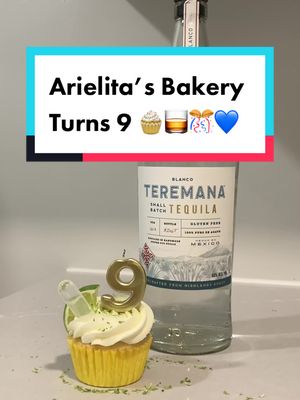 A post by @arielitasbakery on TikTok caption: Arielita’s Bakery turns 9 today! I am beyond grateful for all of the support I have been fortunate enough to receive over this almost decade of business ✨ it’s been bumpy but I wouldn’t change it for the world 🎊🧁🎂 I can’t wait to continue to bring you sweet desserts and make even sweeter memories with all y’all 🤍🫶🏼 . . . 📸: @silencebyk  Shoutout to @therock for making the perfect tequila for my tequila lime cupcakes 🤌🏼🥃🧁