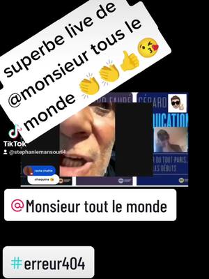 A post by @mansouristephanie on TikTok caption: #erreur404😎😎✊✊✊ @Francois Mansouri @Prosper @mtlm erreur404 @coquin @jesu434 @Marie Pimousse 😋 @rachel 