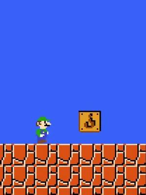 A post by @90sretrogaming on TikTok caption: Super Luigi 🤣🤣🤣🤣#mario #supermario #nesgames 