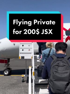 A post by @lindictive on TikTok caption: I prefer this over first class on any US airline!! #jsx #airport #privateairline 