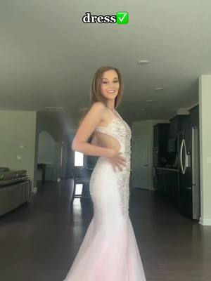 A post by @julystroberry on TikTok caption: only prom tiktoks from now on #fyp #prom #promdress 