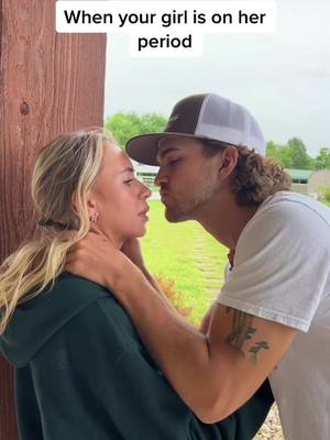 A post by @meetthehamiltons on TikTok caption: A once a month thing  #MoodSwings #relatable #couple #Relationship #comedy 