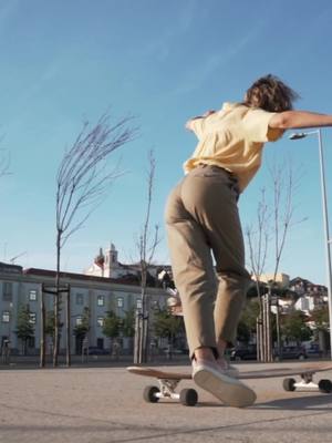 A post by @valeriya_gogunskaya on TikTok caption: Thee piroutte lines in @CARIUMA slip ons in rose canvas 💛🌸 #cariuma #longboard #longboarddancing #longboarddance 