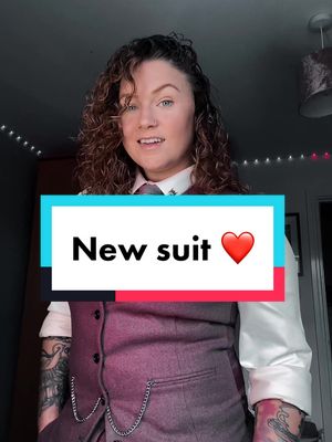 A post by @lesbidad on TikTok caption: So I bought a new suit ❤️‍🔥 let me know if you like it  #lesbiancrush #lesbianthirsttrap #lgbtq #womeninsuits #lesbidad 