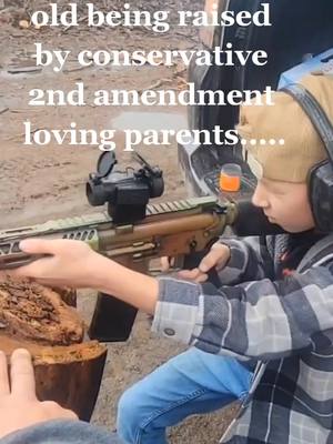 A post by @ripper_208 on TikTok caption: We love our guns!  #conservative #2ndadmendment #ar15 #guns #merica #7million #getoutside #fyp #7b #208 #idaho #fjb #letsgobrandon #badass #badasskid #geterdone  #CapCutVelocity#CapCutVelocity #CapCut