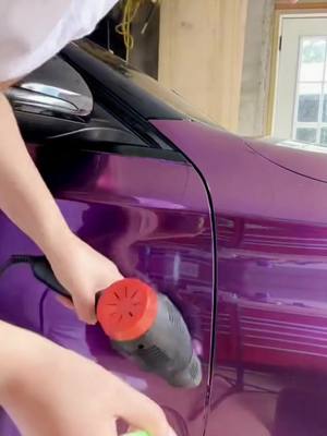 A post by @safewelltool on TikTok caption: #greenscreenvideo  #fyp #DIY #cargirlsoftiktok #benz #purple #wrap #carsoftiktok#snapon #mechanic #tools #tool 