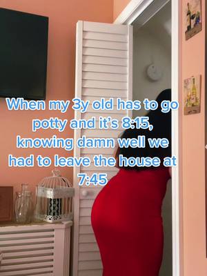 A post by @i.am.kiaramarie on TikTok caption: Girl gotta pee every 5 min😂#lifewithtoddlers #mommysgirl