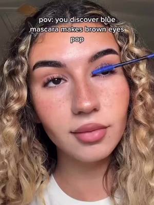 A post by @boxycharm on TikTok caption: Blue mascara > @tia shea🫶🏼 #bluemascara #browneyes #makeuptips #boxycharm 