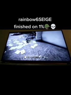 A post by @neon_brown on TikTok caption: #rainbowsixsiege  how did I not get killed?! down to 1% life 😳