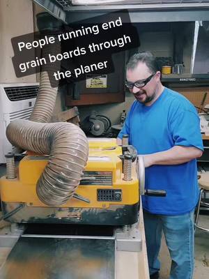 A post by @therookiewoodworker on TikTok caption: To be honest, I used to be people too.  So I understand.  #woodworking #woodworker #thicknessplaner 