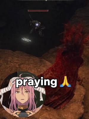 A post by @xol4head on TikTok caption: Praying not necessary! #vtuber #vtuberclips #eldenring