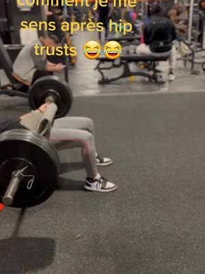 A post by @frozanr8 on TikTok caption: c'est vrai en plus 😂😅#fitness #hiptrustgym #fitgirl #gym #basicfit #gluteworkout #workoutmotivation #badybuilding #foryou #explorepage 