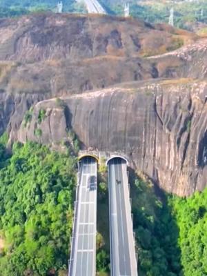 A post by @lvancv on TikTok caption: Qianlong Jian Tunnel in Guangdong, China.#scenery #beautiful #views #nature #tunnel #fyp #foryou #amazing