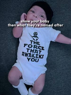 A post by @freshcakess_ on TikTok caption: baby girls first and middle name, lets see who can get it right 🥰❤️ #starwars #girlmom #fyp #CapCut 