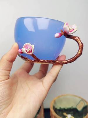 A post by @luckyteacups_bemy on TikTok caption: #glass #FlowereDecor #fancy #teapot #TeaCup #Chinessteapot #TeaSets #TeaMaker #ChineseTea #ceramic #drinkware #kitchenware #Lifestyle