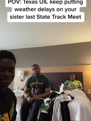 A post by @dericchildressjr on TikTok caption: We ready but we waiting! Lets go sister! Forest Fast! ❤️ #trackandfield #fypシ #fypシ゚viral