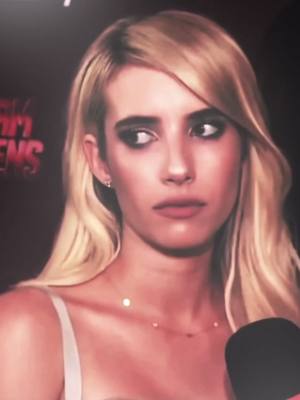 A post by @bblueb4nisters on TikTok caption: — ✩ #EMMAROBERTS she’s so gorgeous 🤭 | rm: @hysfwe | #fypシ #emmaroberts #screamqueens #foryoupage #fypp #ahs #perte #fyoupage #capcut  