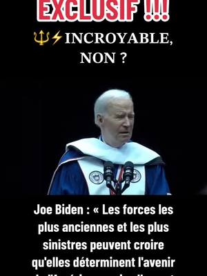 A post by @cedrafbn32h on TikTok caption: 🔱⚡️𝐈𝐍𝐂𝐑𝐎𝐘𝐀𝐁𝐋𝐄, 𝐍𝐎𝐍 ? ▪️Joe Biden : « Les forces les plus anciennes et les plus sinistres peuvent croire qu'elles déterminent l'avenir de l'Amérique mais elles ont tort. Nous déterminerons l'avenir de l'Amérique. » #biden #forcesanciennes #usa #usa🇺🇸 