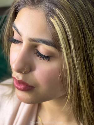 A post by @zarpashkhan.studio on TikTok caption: Eyelash extentions, book your appointment now 📞