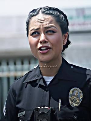 A post by @adorechenford on TikTok caption: guess I better wash my mouth out with soap….  #therookie #therookieabc #therookieedit #angelalopez #angelalopezedit #jacksonwest #jacksonwestedit #alyssadiaz #titusmakin #fyp #foryou #fypシ #sad #sadedit #film #tvshow #tvshowedit #adorechenford #melaniemartinez #soap #melaniemartienzsoap #trending #viral 