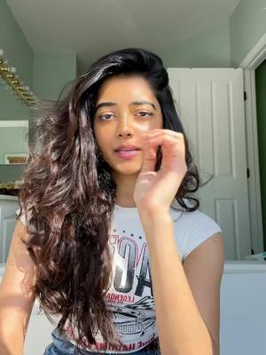 A post by @preethip629 on TikTok caption: Hair is giving today! #fyp #telugu 