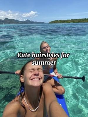 A post by @askyourfrineds on TikTok caption: #CapCut #hairstyle #cutehairstyle #hair #style #summerstyle #aummerhair #cutehair 