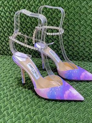 A post by @luxurydesignershoes on TikTok caption: #jimmychoo #heels #shoes #foryou 