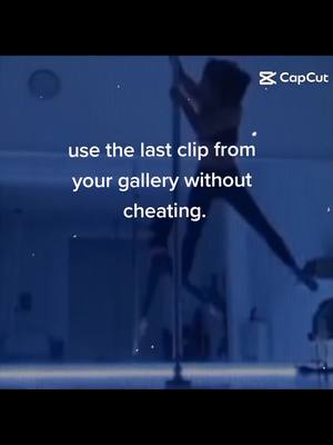 A post by @memevideos.101 on TikTok caption: use the last clip from your gallery without cheating #foryoupage #foryou #fyp #CapCut #trend