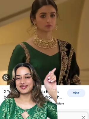 A post by @artandbeautyca on TikTok caption: ALIA BHATT RECREATION #kalank #bollywood #bollywoodrecreation #fyp #fypシ  