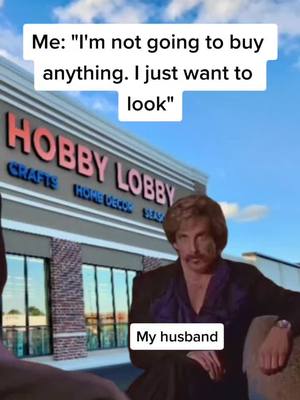 A post by @kayla_laedtke18 on TikTok caption: Well maybe just a little something😉 #hobbylobby #shopping #hobbylobbyaddict #shoppingfun #imjustlooking #husband #husbandwife #husbandwifecomedy #capcut #capcut_edit