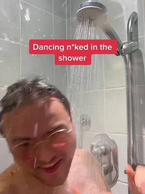 A post by @ethangoodbody on TikTok caption: Who hears clapping? 👏😂 #fypシ  #trending #shower #showerthoughts #swimming #swim #meme #showertok #ukcomedy 