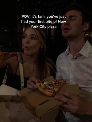 A post by @__sarahbrand__ on TikTok caption: nothing like it #nyc #nycpizza