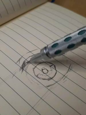 A post by @idrewsomething on TikTok caption: Replying to @jwanhelmy123465 #tutorial #art #drawing #anime #demonslayer #tanjiro #fyp 