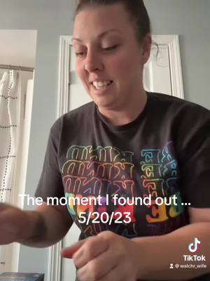 A post by @walchr_wife on TikTok caption: We are so excited….make sure to follow our journey with us! #CapCut #pregnanttiktok #pregnancy #pregnancytest #findingout #expectingmom #growingfamily #imsonervous #happy