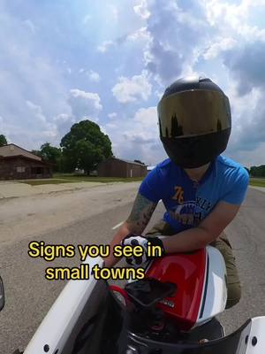 A post by @tybullet on TikTok caption: Gotta love small town humor #screammovie #twowheels #sportbikeaddicts #yamaha 