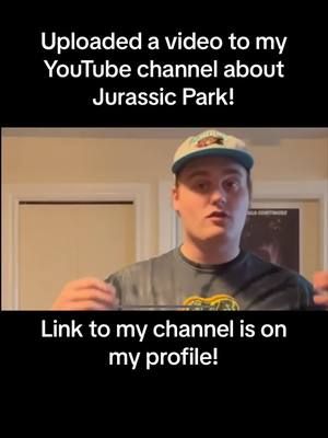 A post by @goji_coop on TikTok caption: Check out my New video in youtube! Link to my channel in bio!! #fyp #foryoupage #jurassicpark #jurassicworld #youtube #movieclips 