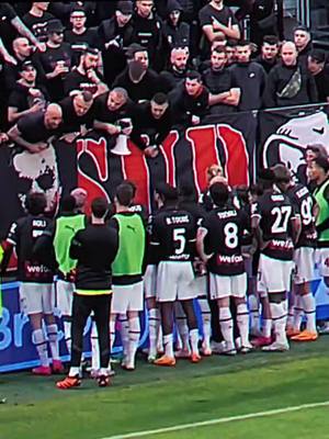 A post by @calciogolazo on TikTok caption: AC Milan team listening to their ultras after a loss #fyp #football #milan #Soccer #respect