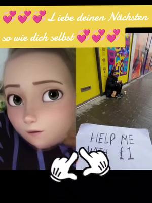 A post by @blondieausoberschwaben on TikTok caption: #Duett mit @Roheen Amiri Liebe deine Mitmenschen so wie sie sind,egal ob arm,dick, dünn oder wohnungslos.... #ForYouFest #nächstenliebe#helpforpoorpeople#Liebe#viral #explore #experiment #herzensmensch #homeless#homelesspeople#evsiz ##evsizlerinallahyardimcisiolsun 