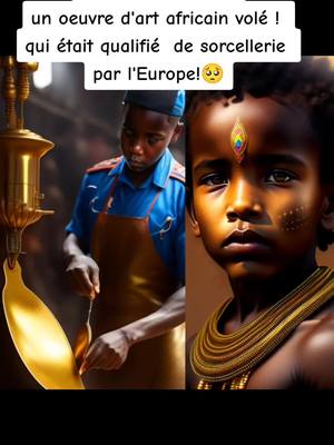 A post by @liberte_afrique_crypto on TikTok caption: Oeuvre d'art africain du Gabon  volé vendu aux enchères 4 million € Statuts des ancêtres africains considéré comme sorcellerie à l'époque coloniale pour un pillage rapide #oeuvredart #statuette #afrique #afriquetiktok #france #reveil #tiktokafrique #histoireafricaine #histoire @Reveil & Liberté financière 