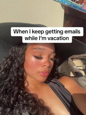 A post by @mikiakeith on TikTok caption: Leave me ALONE! Before I take off another week 🤭 #vacation #summervibes #Summer #fypシ #fyp #workproblems 