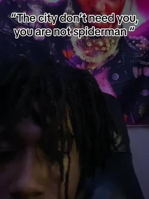 A post by @spidermanwrld616 on TikTok caption: Worlds greatest protector #fyp #marvel #spiderman #foryou #zyxcba #virlvideo #milesmorales #blowthisup #spidermanwrld616 