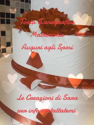 A post by @sara.gege on TikTok caption: torte scenografiche per matrimonio per info contattatemi ritiro zona Roma est Castelverde #🧿 #nuovifollower #neiperte #matrimonio #wednesday #twelitght #belleeadward