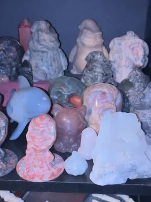 A post by @skydancerslater on TikTok caption: #crystals #crystalhunting #crystalcarvings #fyp