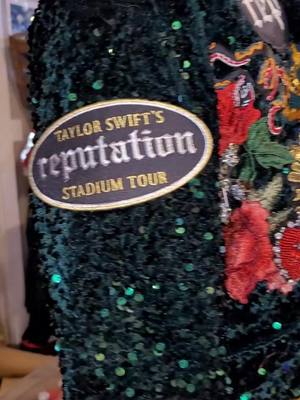 A post by @monsterzincofficial on TikTok caption: Loving this @Taylor Swift inspired jacket! This was made with love for a  super fan going to her concert this weekend. #jesswestcostumes #icanmakeanything #handmade #taylorswift #reputation