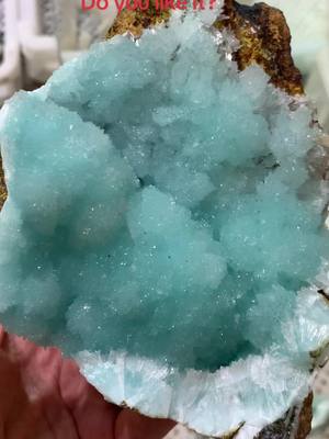 A post by @skycrystal_wholesale on TikTok caption: High quality blue aragonite  #minerals #specimen #crystaltok #crystalshop #crystallover #crystalwholesaler #crystalenergy #crystalenergy #skycrystal_wholesale