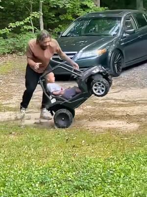 A post by @duramaxk3v on TikTok caption: powerwheels making some raw power 😂 #fyp #viraltiktok #trending #viral #powerwheels #wheelie #kids  #kidsoftiktok #milwaukeetools #milwaukeebattery #12volt #sidebyside