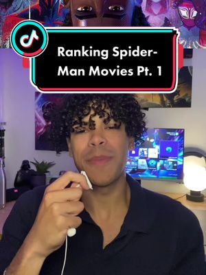 A post by @kailazi on TikTok caption: Whats your list? 🕸️  #spiderman #marvel #mcu #movie #fyp #foryou #trending #viral #kailazi #ranking #list #atsv #spiderverse 