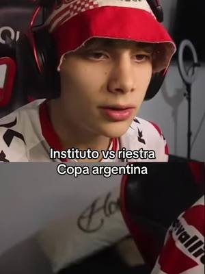 A post by @clipstita on TikTok caption: Video completo en YouTube: TITA 😎 #clip #reaccion #futbol #instituto #gol #copaargentina 