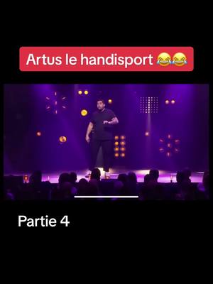 A post by @bienvenuelesang on TikTok caption: Artus le handisport 😂😂 #artus #handisport #handicapé #sketch #rire #drole #pourtoi #foryou #foryoupage